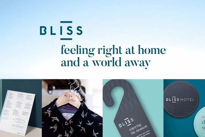 Creation of a brand for Bliss Hotel Group 